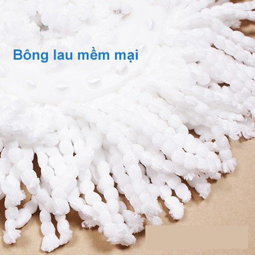 Combo 5 Bông Lau Nhà Sợi Microfibe Cao Cấp Màu Ngẫu Nhiên