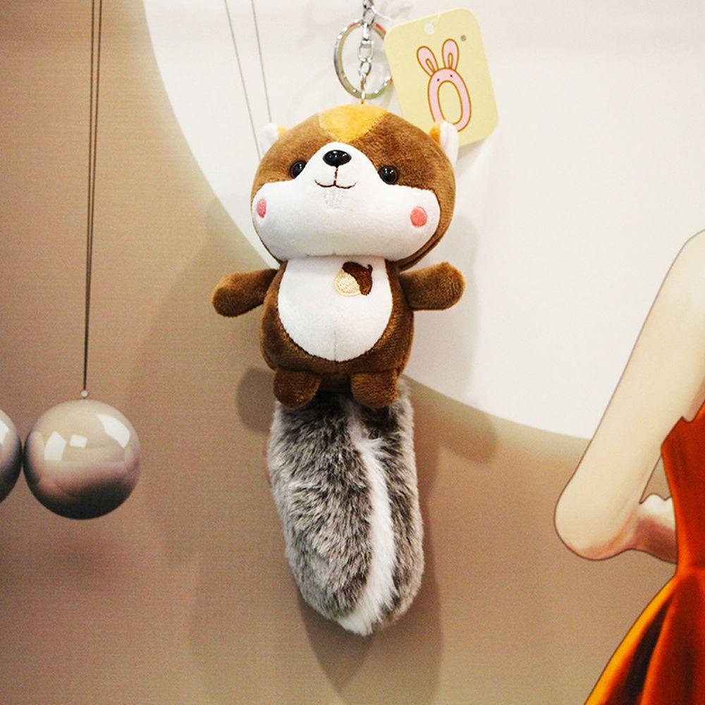 Móc Khóa Hình Chuột Hamster Nhồi Bông Đáng Yêu