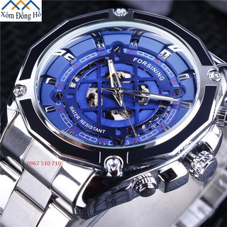 Đồng Hồ Cơ Nam Tự Động Automatic Forsining Dây Kim Loại Chống Nước 3ATM