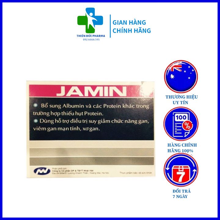 Jamin Hộp 30 Viên Hỗ Trợ Tăng Cường Làm Gảm Chức Năng Gan,Viêm Gan Mãn Tính, Xơ Gan