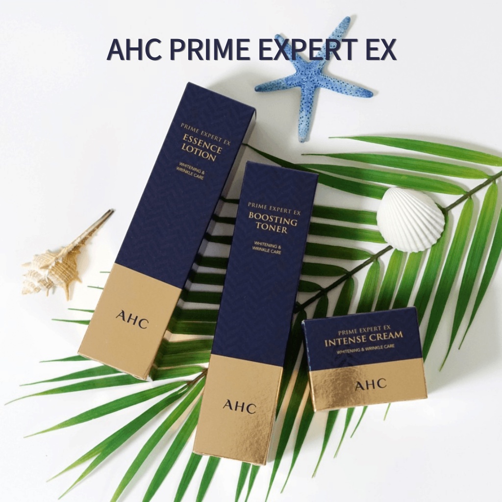 Bộ Mỹ Phẩm Ahc Prime Expert Ex Toner + Tinh Chất + Kem Dưỡng Da