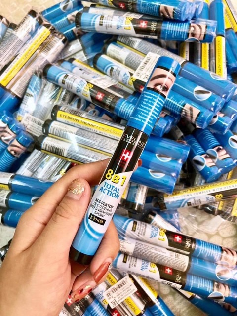 Dưỡng Mày Eveline 8 in 1 Total Action 10ml Nga | BigBuy360 - bigbuy360.vn