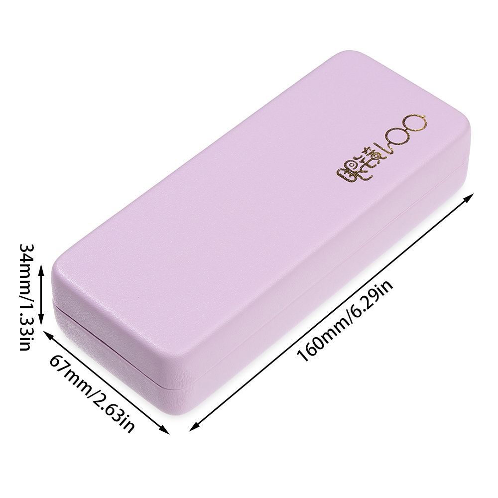 Hộp Đựng Mắt Kính Bằng Da PU Chống Thấm Nước Nhiều Màu Sắc Phong Cách Vintage