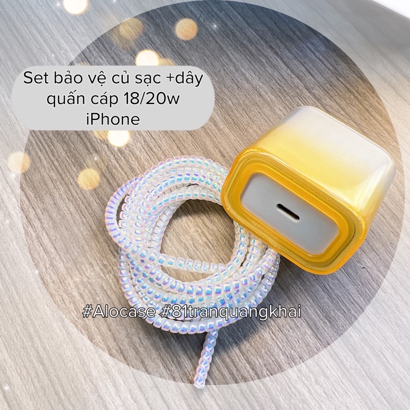 (alocase) Bảo vệ cóc sạc 18w/20w/5w