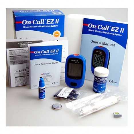 Máy đo đường huyết On call EZ II (Xanh)