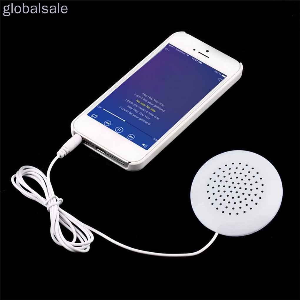 Loa nghe nhạc MP3 MP4 mini màu trắng cho ip máy nghe nhạc táo CD Radio -GLOBALSALE