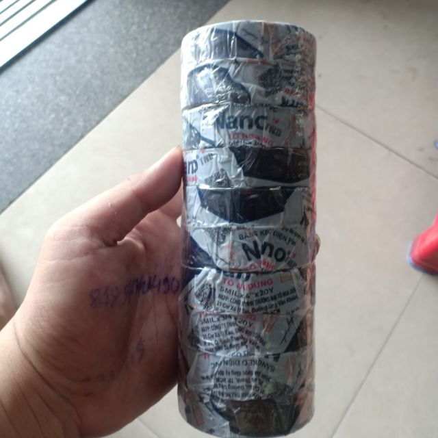 Băng keo điện 20YA Tô Nga Dũng, nhiều màu