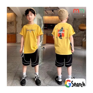 Đồ bộ bé trai size đại thun cotton mềm mát co dãn thấm hút mồ hôi tốt cho bé 8kg đến 48kg