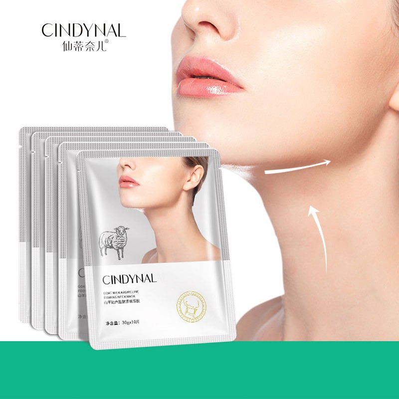 [Hàng mới về] Hộp 10 mặt nạ cổ dưỡng trắng chăm sóc da | BigBuy360 - bigbuy360.vn