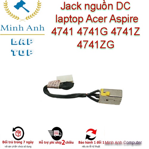 Rắc cắm sạc laptop acer aspire 4741 , 4741z