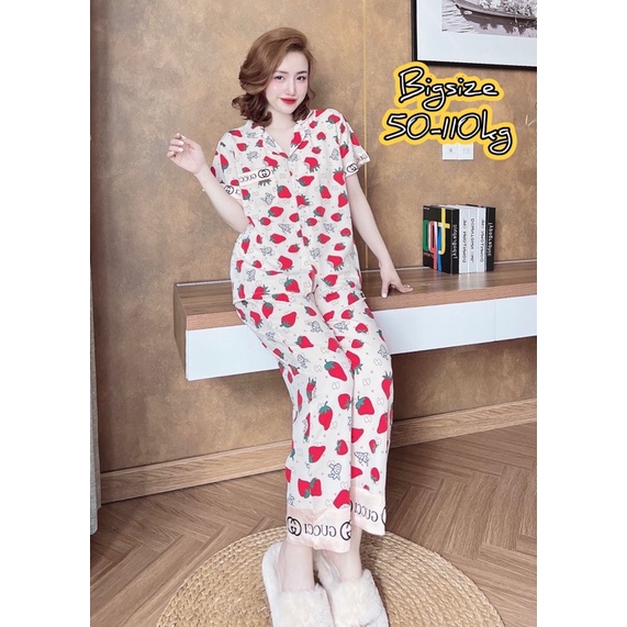 (Sale) Đồ bộ Bigsize Pijama TNQD