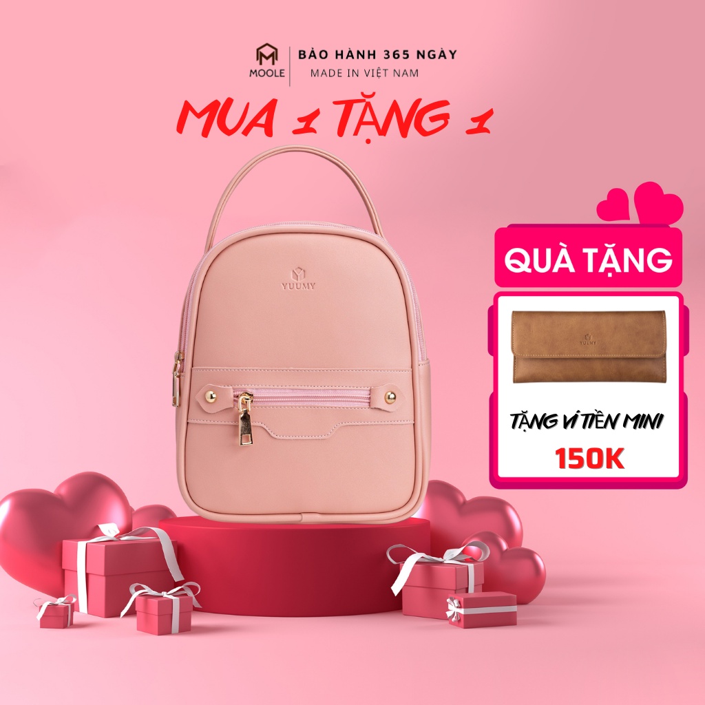 Balo nữ đẹp đi chơi , cặp đi học thời ttrang MOOLE MBA25