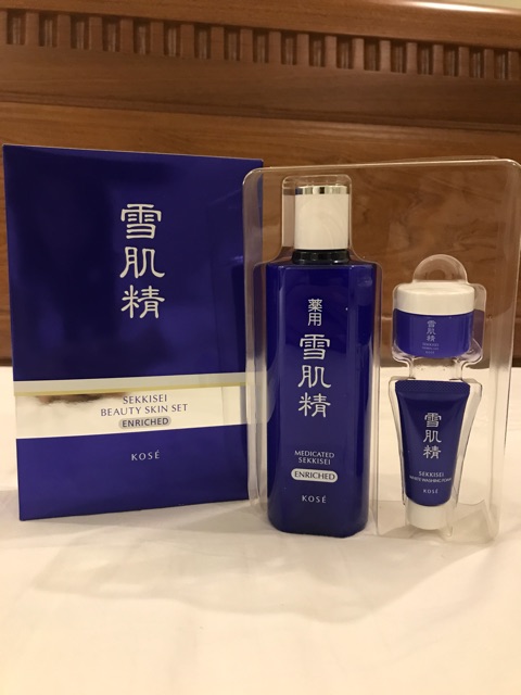 Set dưỡng ca Cao Cấp SEKKISEI của Kosé - Sekkisei Beauty Skin Set Enriched - bản giới hạn - Limited set - Chính hãng 💯