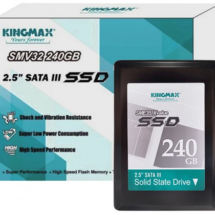 Ổ cứng SSD KINGMAX SMV32 dung lương 120GB/240GB/480GB chính hãng Bảo hành 36 tháng 1 đổi 1