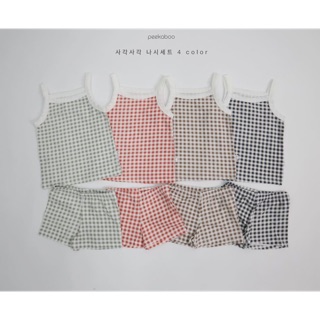 Bộ dây caro peekaboo made korea
