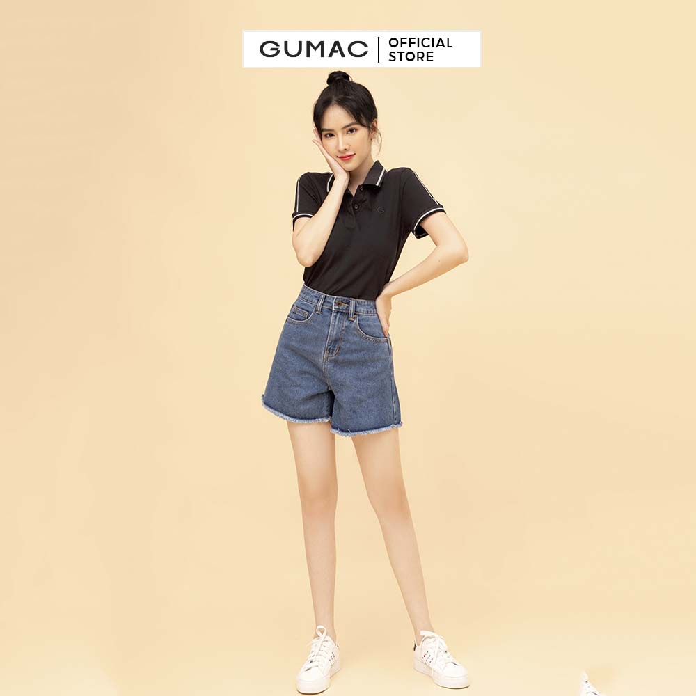 Quần short jeans ống rộng QJB733 GUMAC | BigBuy360 - bigbuy360.vn