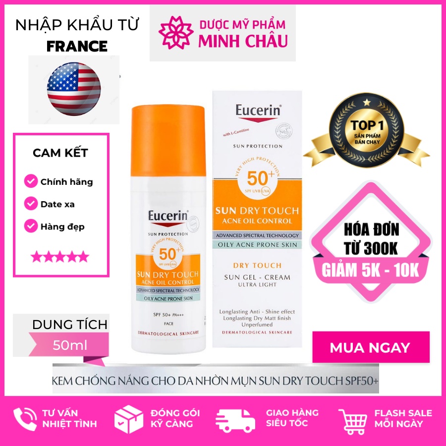  KEM CHỐNG NẮNG-EUCERIN SUN Oil control sungel spf 50+ | BigBuy360 - bigbuy360.vn