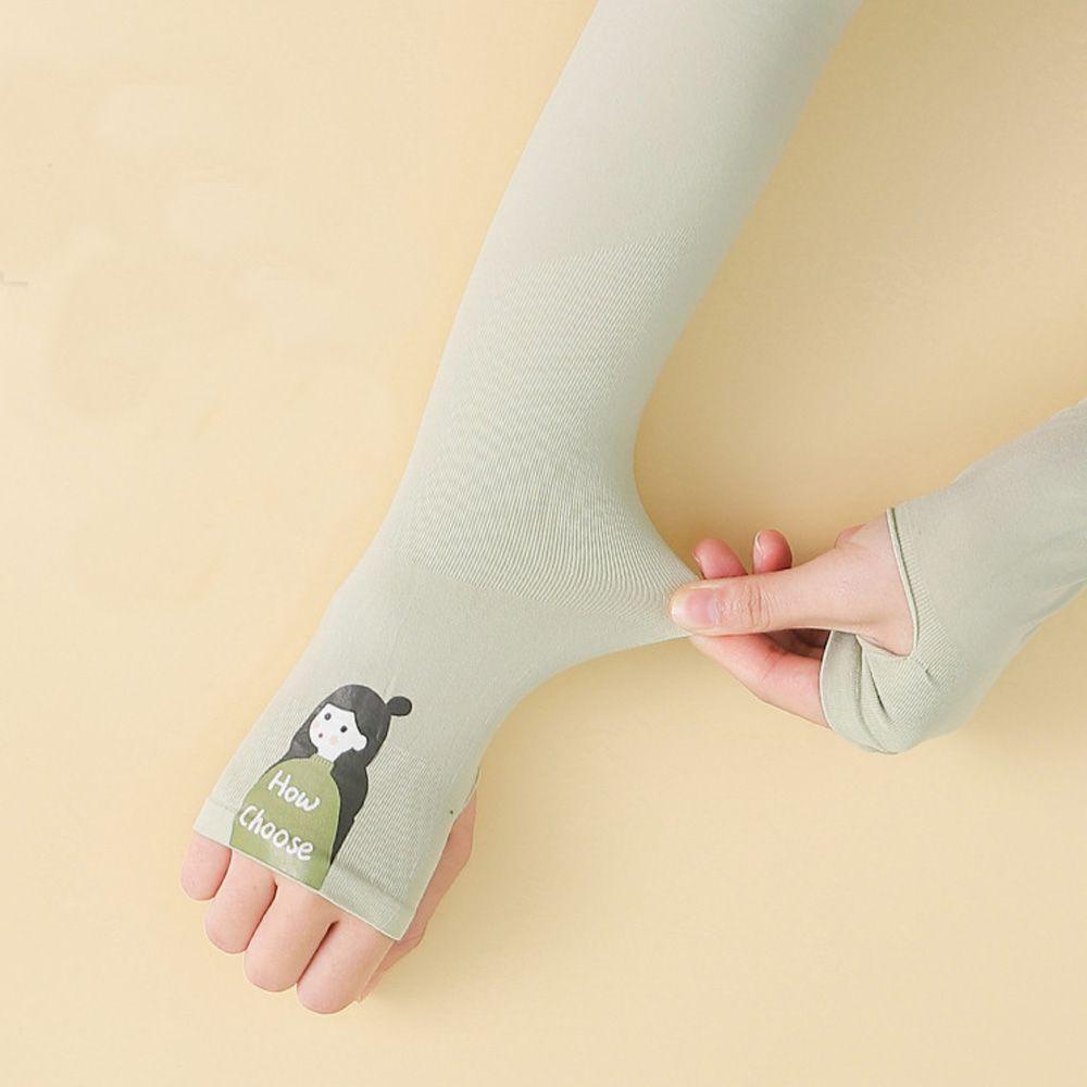 ESPO Găng Tay Chống Nắng Bằng Lụa Lạnh Bảo Vệ Ngón Tay Khi Lái Xe