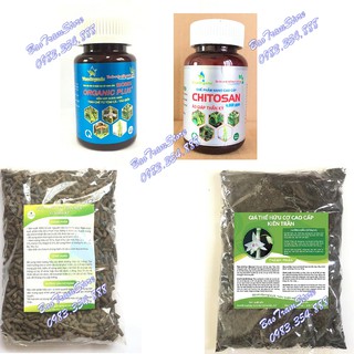 Combo 4 sản phẩm phân bón hữu cơ vi sinh chăm sóc hoa phong lan của Kiên Trần.