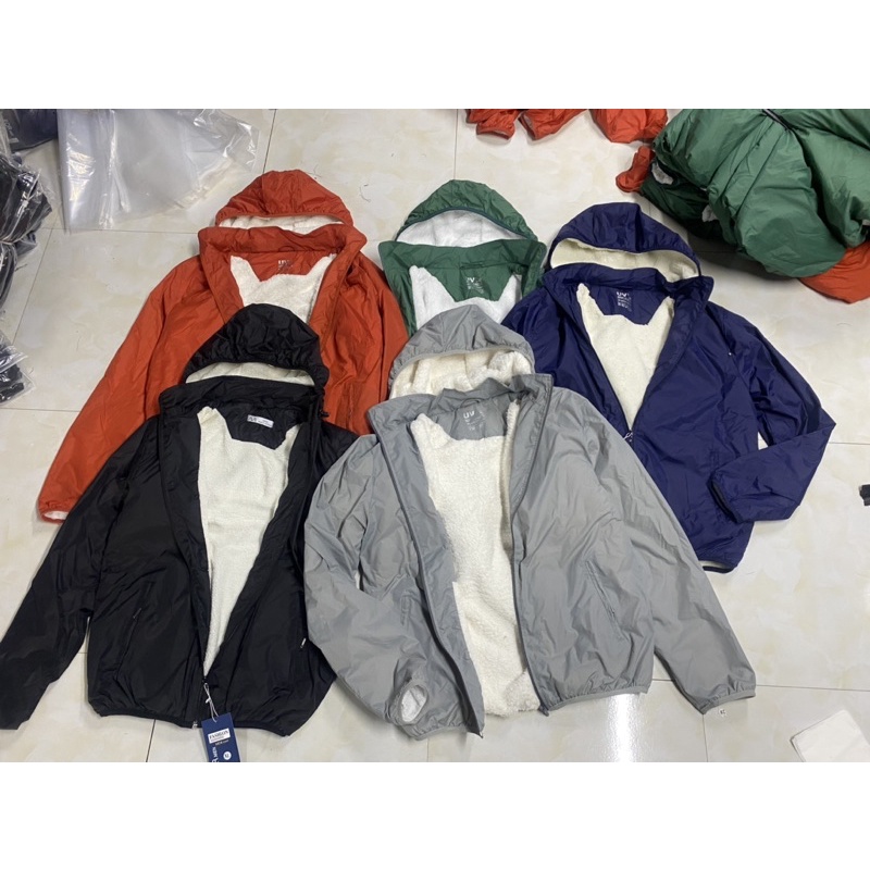 Áo khoác gió lót lông cừu giảm giá 50%