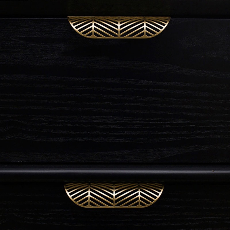 Set 2 Tay Nắm Cửa Tủ Phong Cách Bắc Âu Đơn Giản Kèm Đinh Vít