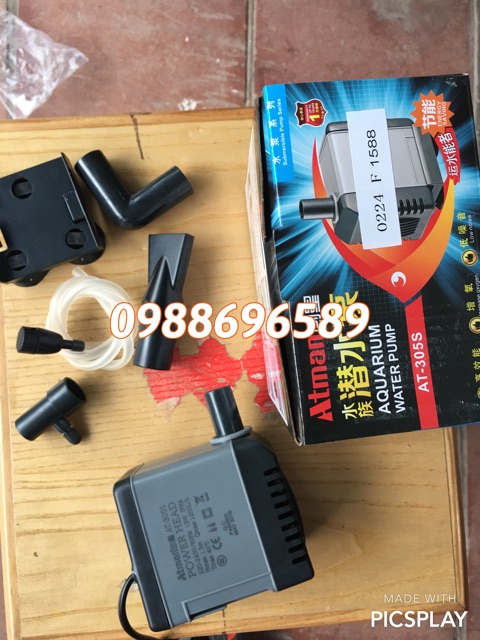 Máy bơm nước quạt điều hoà atman AT-305s
