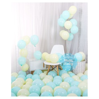 Set 30 quả bóng cao su màu Pastel