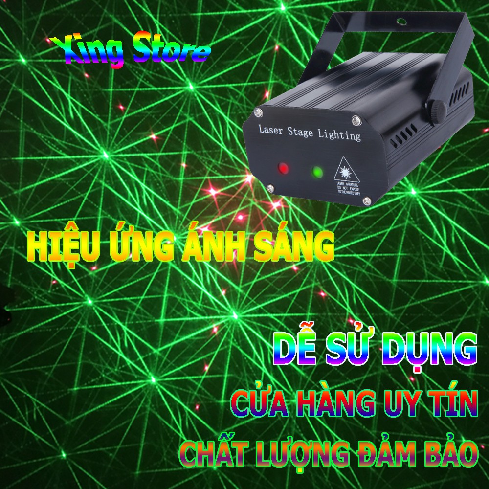 2018 - ĐÈN LASER 12-17 TRANG TRÍ NHÀ MÙA NOEL (GIÁNG SINH) Đèn sân khấu