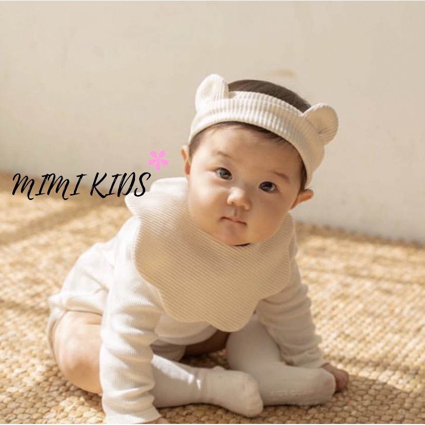 Băng đô tai gấu  turban gấu siêu đáng yêu Mimi Kids cho bé