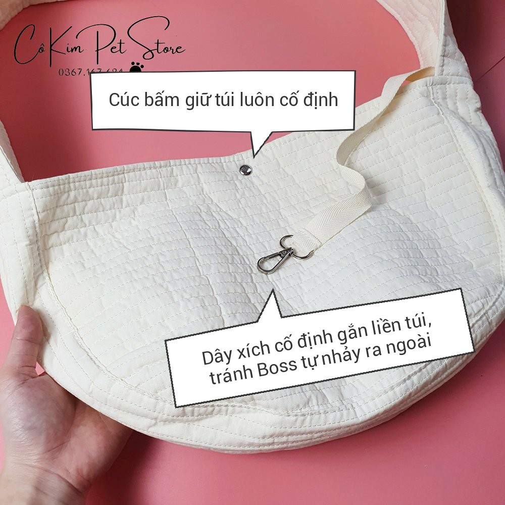 Địu Chó Mèo Vải,Túi Vận Chuyển Chó Mèo