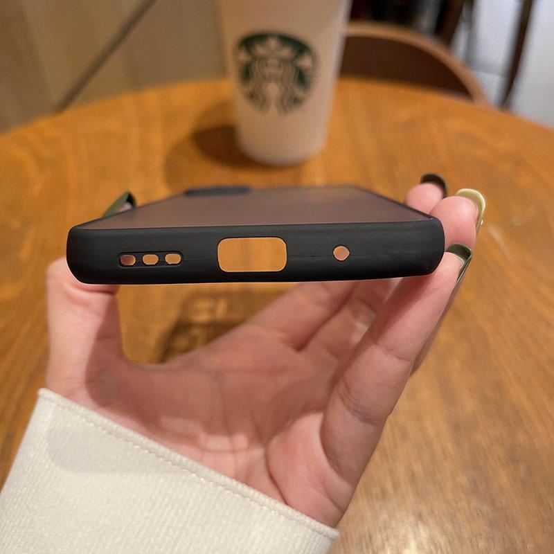 Ốp điện thoại trong suốt nhám chống sốc thời trang cho Redmi 13C 12 12C 11A 10 Note 10 10A 10S 9A 9C 9S 8 Pro 5G 4G 2023 2022