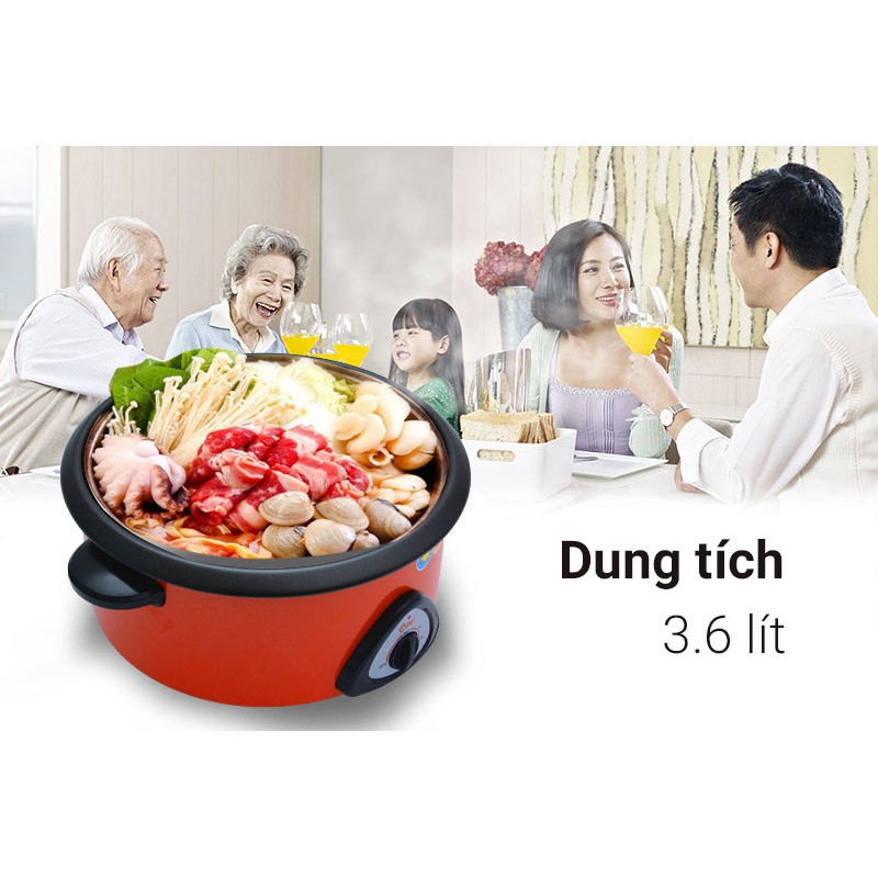 Nồi lẩu điện Comet CM7730 3.6 lít