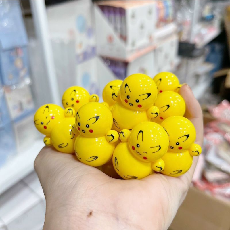 (Set 2 con) - LẬT ĐẬT MINI CUTE DORAEMON PIKACHU MINION PHI HÀNH GIA