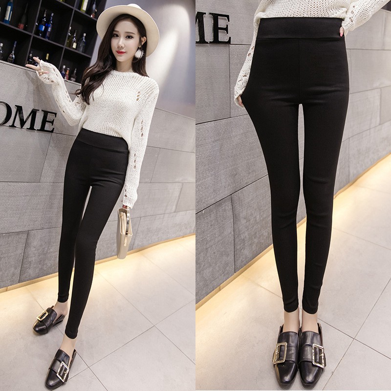 Quần Legging Mỏng Dáng Ôm Co Giãn Thời Trang Xuân Hè Hàng Mới Cho Nữ