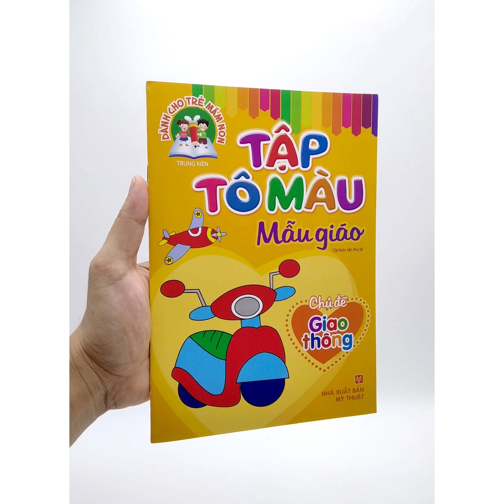 Sách Dành Cho Trẻ Mầm Non - Tập Tô Màu Mẫu Giáo - Giao Thông