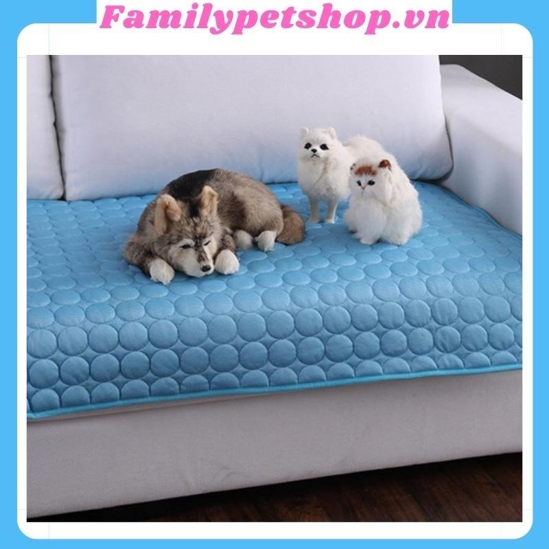 Đệm điều hòa cho chó mèo-mẫu thảm chiếu thoáng khí có thể giặt cho cưng-familypetshop.vn