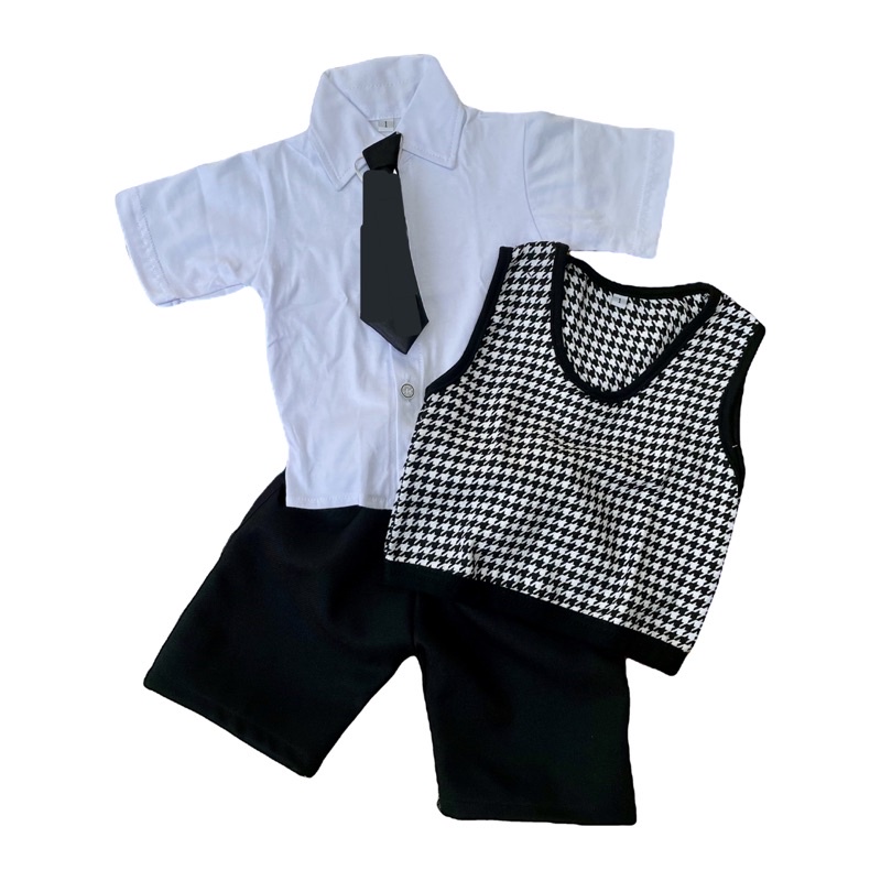 Áo vest Đan Len Màu Vàng Đen Kiểu Hàn Quốc Cho Bé Trai 3 Tháng - 10 Tuổi 1 2 3 4 5 6 7 8 9 10 Tuổi