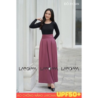 Chân váy quây chống nắng nữ Laroma chất làm mát cao cấp dài chùm chân