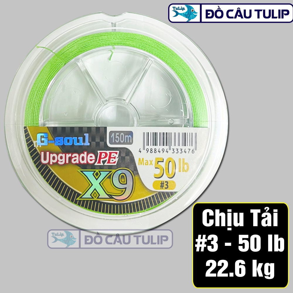 Dây Dù Câu Cá G-SOUL PE X9 - Dây Dù Câu Lure Siêu Bền - Phụ Kiện Câu Cá Đồ Câu TULIP