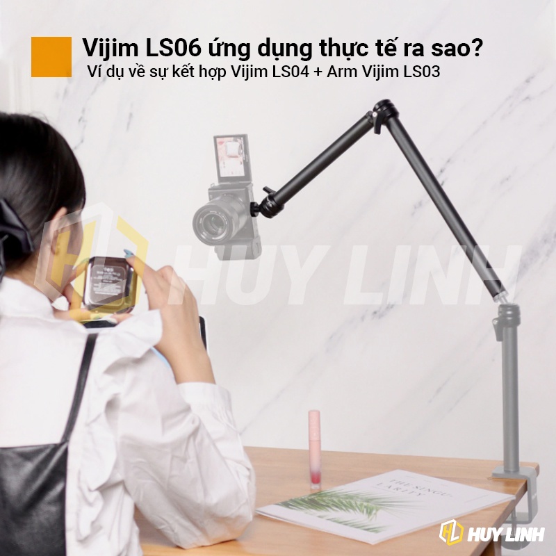 VIJIM LS06 Flexible Arm - Tay mở rộng nối dài xoay 360 độ khả năng tải 1kg