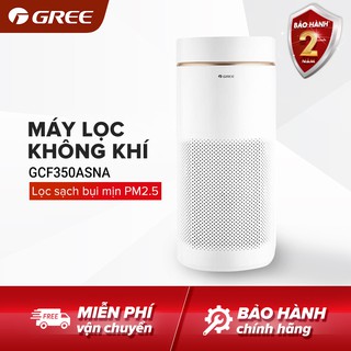 Máy lọc không khí gree gcf350asna - nhỏ gọn - điều khiển cảm ứng - đèn báo chỉ số - 3 chế độ lọc, 5 chế độ quạt