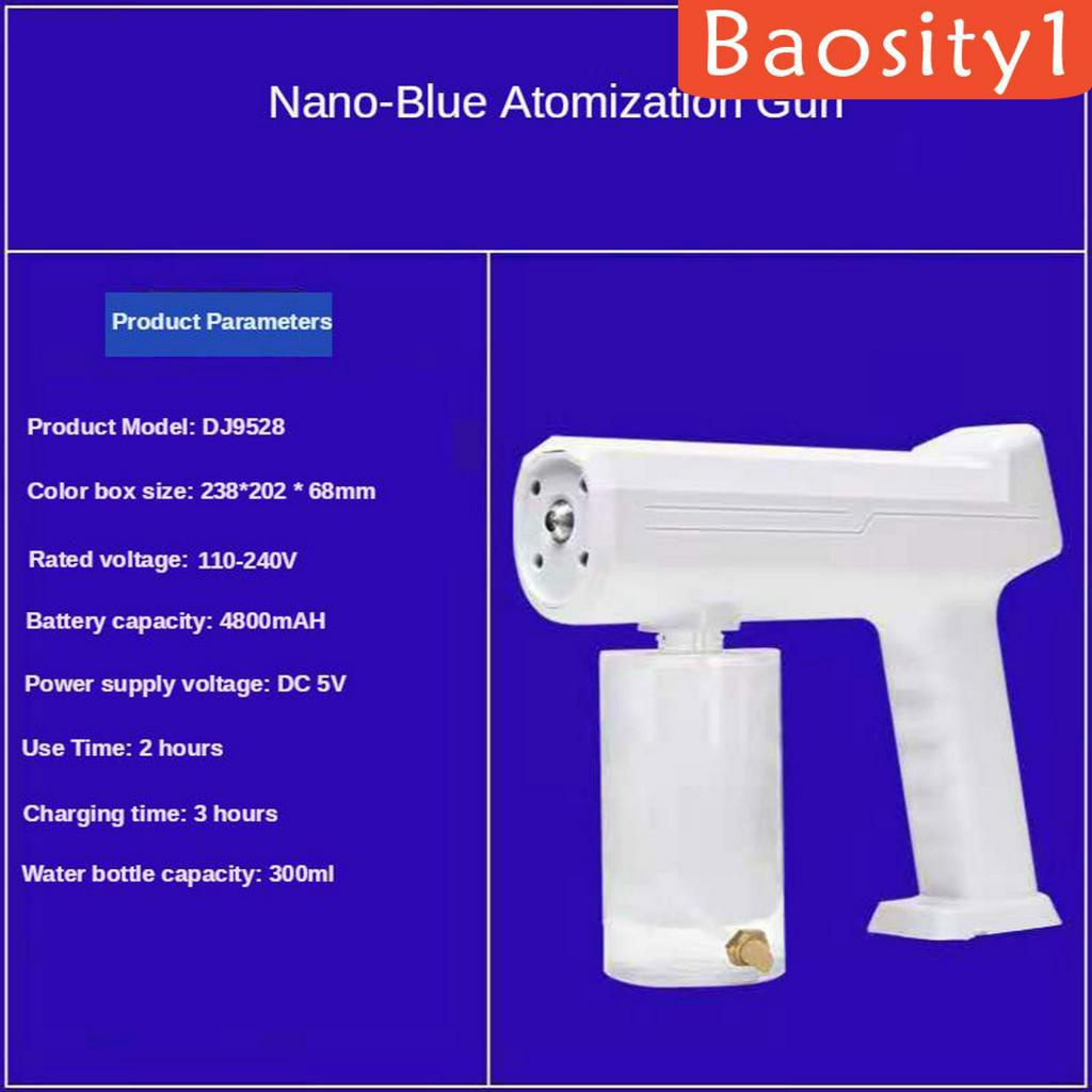 [Baosity1] Máy Phun Sương Nano Cầm Tay Không Dây Khử Trùng Ánh Sáng Xanh