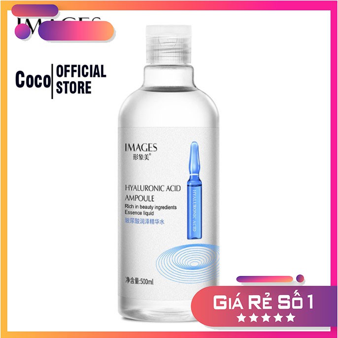Tinh chất HYALURONIC ACID/ NICOTINAMIDE nuôi dưỡng va chống lão hóa IMAGES 500ml