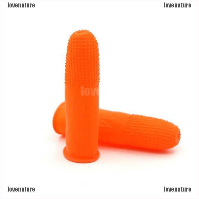 💥💥Bộ 100 găng đeo bảo vệ ngón tay bằng cao su dày tự nhiên chuyên dùng tiện lợi