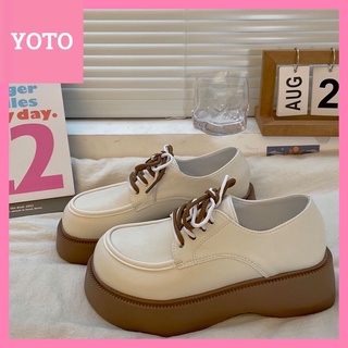 Giày Oxford nữ độn đế cao,Giày da ulzzang nữ phong cách Hàn Quốc OX39