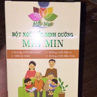 Bột ngũ cốc dinh dưỡng minmin