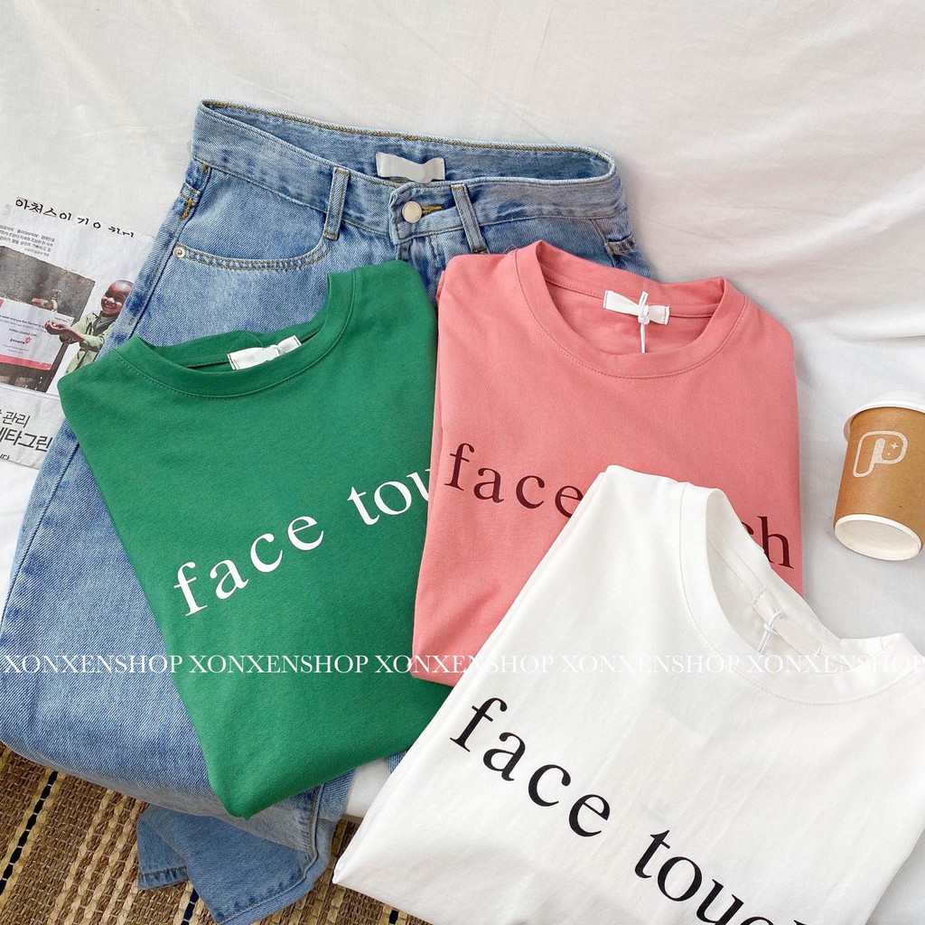 Áo thun form rộng in chữ chất cotton thoáng mát free size Xonxen shop mã A019