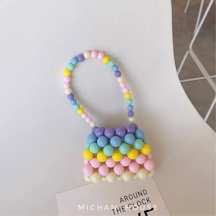 Túi xách cho bé, túi mini chụp ảnh, decor sản phẩm, túi đính hạt xinh xắn