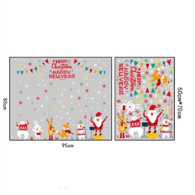 Decal Hít Tĩnh Điện Noel - Các bạn ca hát chào lễ