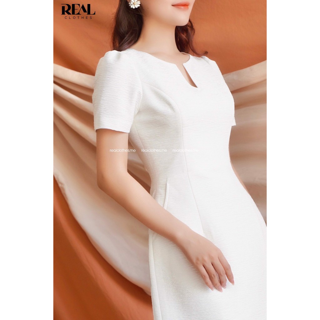 Đầm đi tiệc hana trắng_REAL